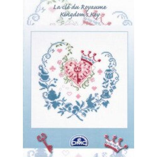 Bonnie Rabbit - Birthday cross stitch kit Animal cotton thread Love lock canvas stitching embroidery Key crown