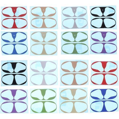 Hot sale Metal Dust Guard sticker for AirPods Case Cover Dust-proof Protective Sticker