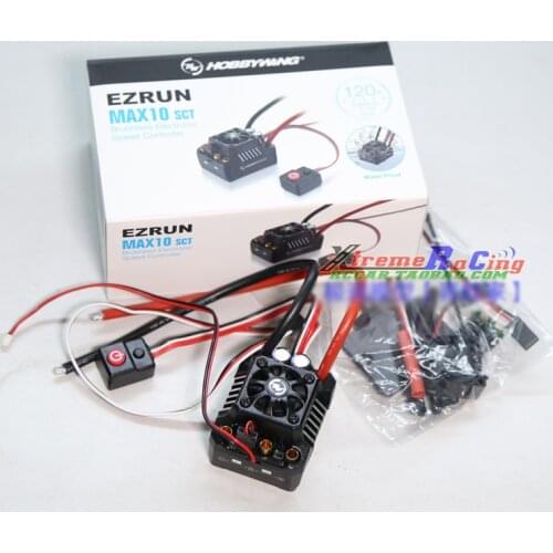 Hobbywing MAX10 Sct 120A Rtr Brushless Esc Voor 1/10 Sct Truck Moster Truck Rc Auto