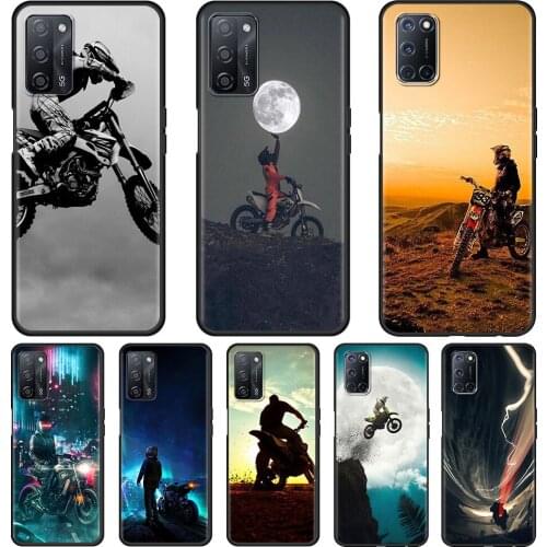 Moto Cross Motorcycle Sports Cell Phone Case for Oppo A53 A9 2020 A52 A93 Find X2 Lite X3 Reno 3 4 Pro 5G Ace A55 A94 A74 Cover