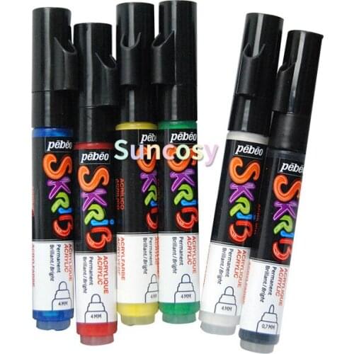 Pebeo 6 / 12 color marker set, childrens color hand-painted marker, painting graffiti pen, color pen For Kids Art Supplies