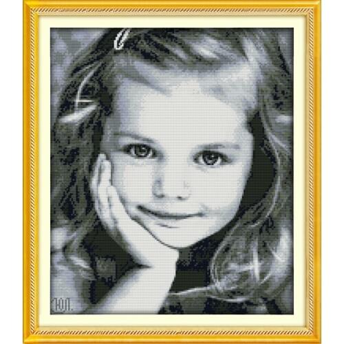 Innocence cross stitch kit people 18ct 14ct 11ct count print canvas stitches embroidery DIY handmade needlework