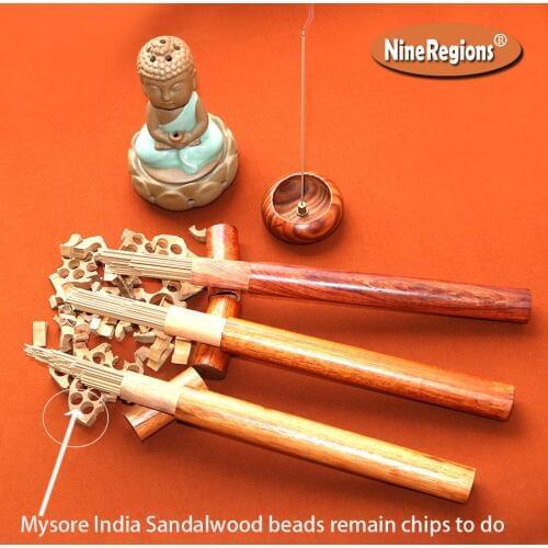 20g Mysore sandalwood stick incense with rosewood tube packing home fragrance incenso natural aroma incienso private use