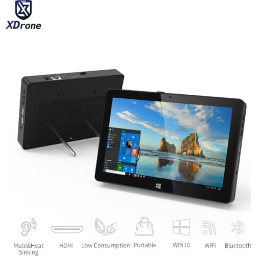 Portable Business office Tablet PC Windows 10 Home Intel Z8300 8" Desktop Mini PC 4GB RAM 128GB ROM USB WIFI BOX HDMI Mobile Pos