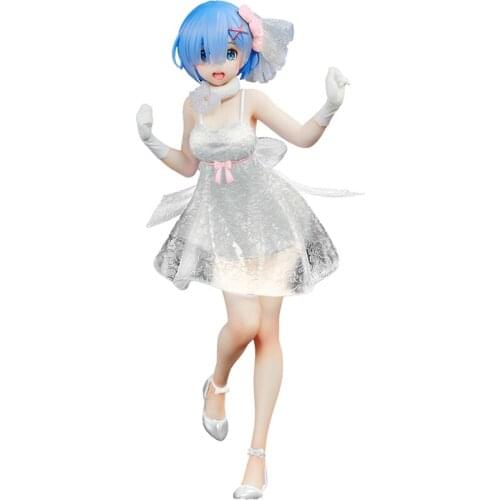 Pre-Sale Re:life In A Different World From Zero Rem Crystal Dress Pvc Model Cartoon Toy Collectible Model Toys Desktop Ornaments