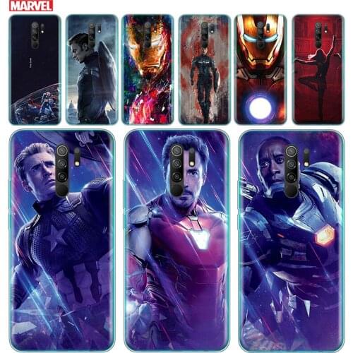 Transparent Cover Avengers super hero cool For Xiaomi Redmi K40 K30i K30T K30S K30 K20 10X GO S2 Y2 Pro Ultra Phone Case