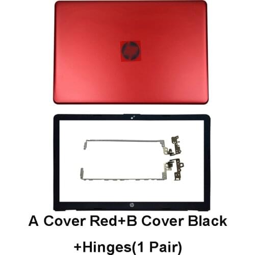 NEW For HP 15-BS 15-BW 15Z-BW 15T-BS 250 G6 255 G6 924899-001 Laptop LCD Back Cover Front bezel Hinges Palmrest Bottom Case Red