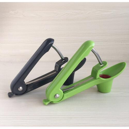 1PC New Style Cherry Pitter Plastic Fast Seed Remover Tool Cherry Seed Corer With Container Cherry Tools OK 0495