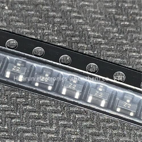 100PCS/lot BZX84C5V1 Z2 SOT-23 / BZX84C10 Z9 / BZX84C18 Y6 / BZX84C3V0 13 / BZX84C2V4 Z11 Transistor