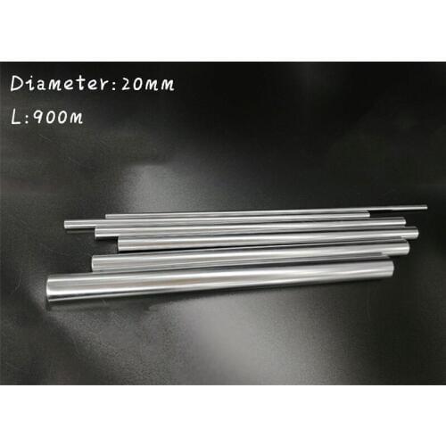 2pc diameter 20mm - 900mm linear round shaft harden rod chrome plated linear shaft for linear slide system CNC XYZ table