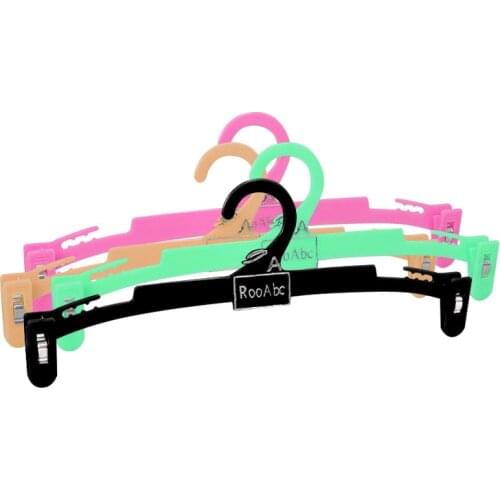 30 Pcs Plastic Underwear Hanger With Small Clips Plastic Lingerie Hanger Ladys Girl Bra Hanger