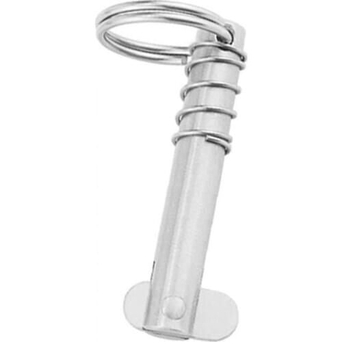 316Stainless Steel Quick Release Pin For Boat Bimini Top Deck Hinges 10x80mm