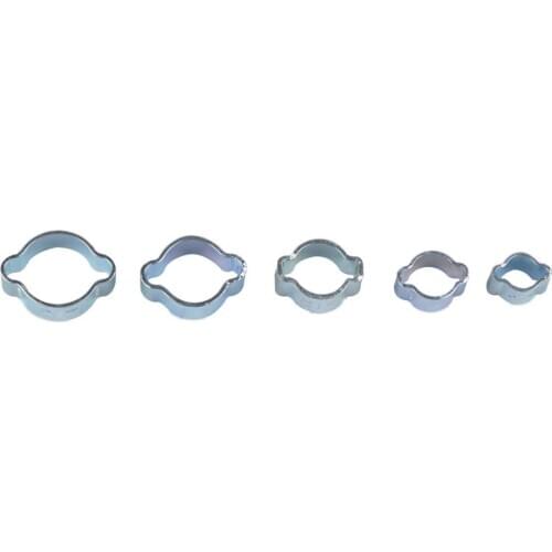 40pcs / set 5 Sizes FUEL INJECTION HOSE CLAMP / AUTO FUEL OIL CLAMPS