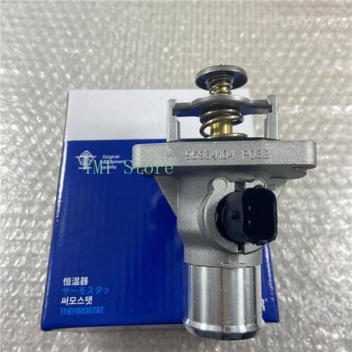 96984104 Engine Coolant Thermostat Assembly For Chevrolet Cruze Sonic Aveo Orlando Vauxhall Astra Zafira Signum 25193683