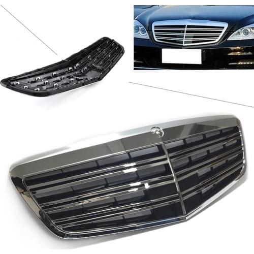 ABS Car Front Radiator Racing Grill For Mercedes Benz AMG Style S-Class W221 S350 S400 S450 S500 S550 S600 2010 2011 2012 2013