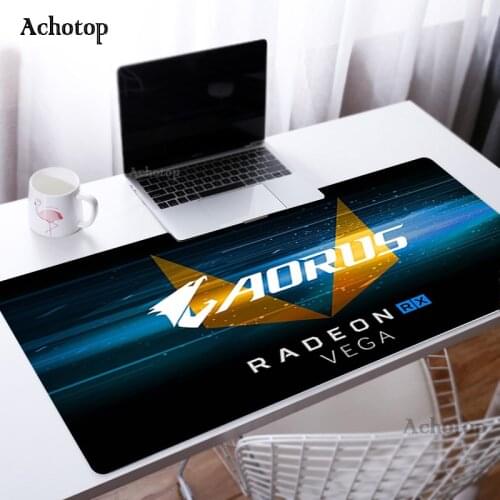 Aorus Gaming Mouse Pad Large Mousepad Gamer Accessories XXL PC Gamer Computer Keyboard Desk Mat Big Size Natural Rubber Mats
