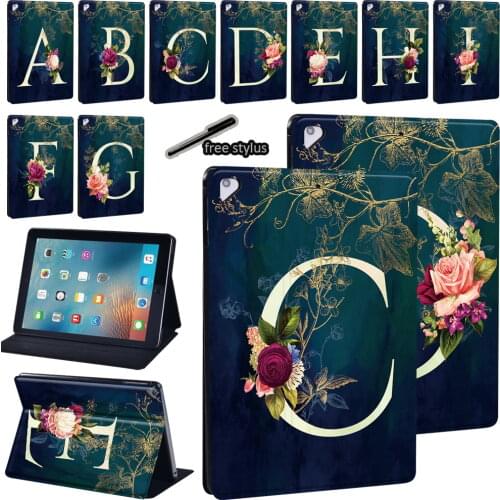 Case for Apple IPad Air 1/Air 2 9.7"/Air 3 10.5" 2019 /Air 4 2020 10.9" Anti-Dust Letter Print Series Pattern Tablet Cover Case