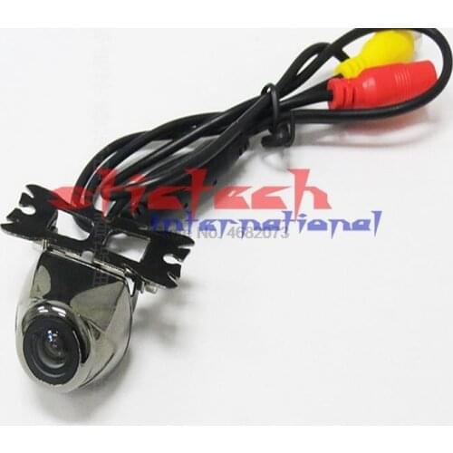 By dhl or ems 100pcs Universal Waterproof Vehicle Front camera Reverse Back up Night vision fish mouth camera