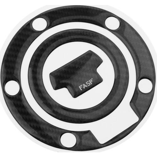 Black Carbon Fiber Motorcycle Fuel Tank Pad Protector Stickers Decals for YZF-R1 R6 FZ1 FZ6 MT07 MT09 ,10x10x0.2cm