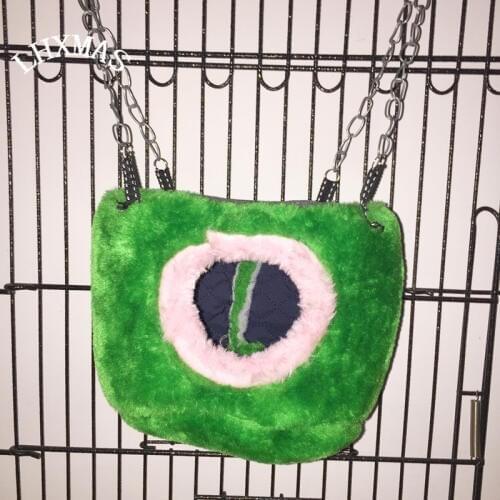 Hamster Hammock Rat Bird House Parrot Ferret Rabbit Squirrel Hanging Bed Toy House Random Color D218