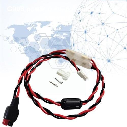 Power Cable Cord For XIEGU Xiegu G90S G90 Shortwave QRP Radio Support With 12A 1M Fuse 10A