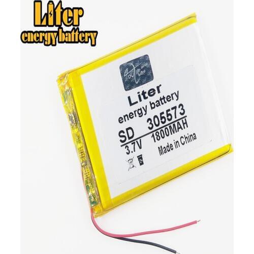 Best battery brand MP3 battery polymer battery capacity battery cell 305573new A grade1800mAh