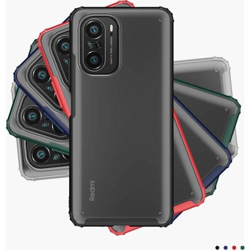 KEYSION Fashion Matte Phone Case for POCO F3 Transparent Shockproof Phone Back Cover for Redmi K40 Pro+ Plus Xiaomi MI 11i