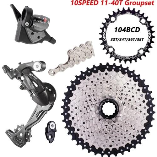 ZTTO MTB 10 Speed HG Cassette 10S11-40T/42T Cassette Bicycle Shifter Rear Derailleur 10S Groupset K7 Sprocket for m610 m670 x5x7