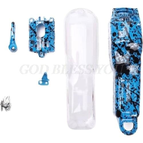 Electric Hair Clipper Shell Kit Camouflage Barber Shop Styling Cordless Trimmer DIY Housing Cover for Wahl 8148 / 8591 Drop Ship