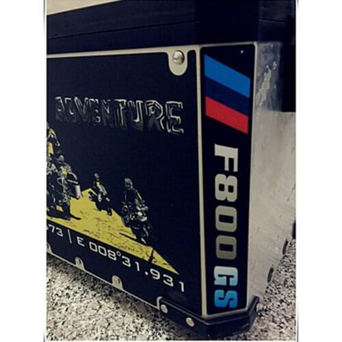 Set of adventure racing motorcycle tail box stickers are global For BMW F800GS F800 GS