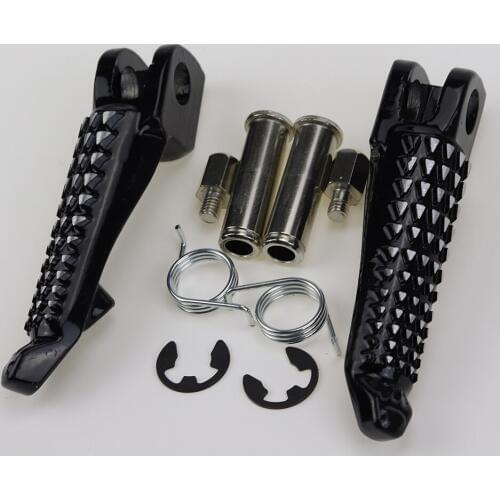 Motorcycle Front Footrests Foot Pegs For Kawasaki Z750 / Z750S 2004-2011, Z1000 2003-2013, GTR1400 ZZR1400 Ninja 650R ZX6R ZX10R