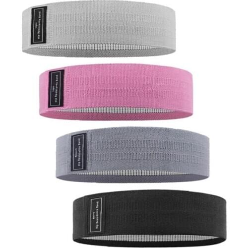 Workout Fitness Hip Loop Resistance Bands Anti-slip Squats Expander Strength Rubber Bands Yoga Gym Training Braided Elastic Band