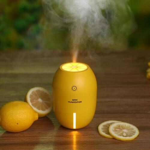 Lemon Shape Ultrasonic USB Air Humidifier Home Car Travel Aroma Therapy Diffuser