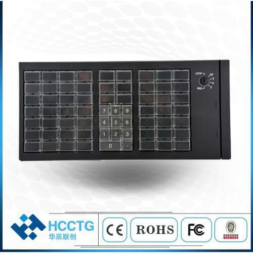 66 Keys Usb Wired Mini Pos Cash Register Switch Programmable Keyboard With Magnetic Card Reader KB66U-MO