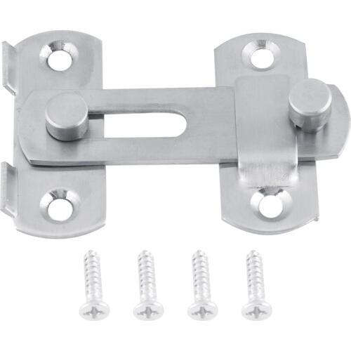 Stainless Steel Hasp Door Hasp Latch Lock Sliding Door Lock for Window Cabinet Fitting Room Accessorries Home Hardware Tool