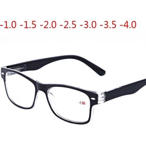 Eyeglasses Woman Frame Acetate Myopia Glasses Men Prescription Vintage Rivet Eyeglasses Male Nerd Vision Glasses -1.0 To -4.0