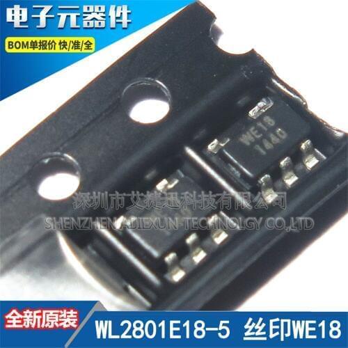 100PCS 100% New and original WL2801E18-5 SilkscreenWE18 SOT23-5 in stock