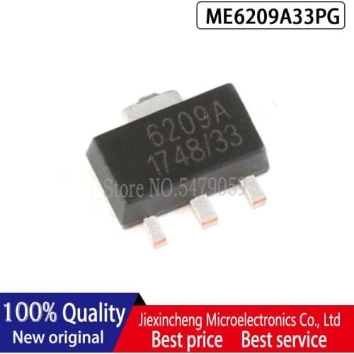 50PCS ME6209A33PG 6209A ME6209A SOT89 New original