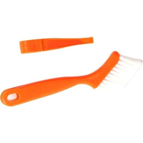 2 In 1 Multipurpose Window Track Cleaning Brush Keyboard Nook Cranny Dust Shovel