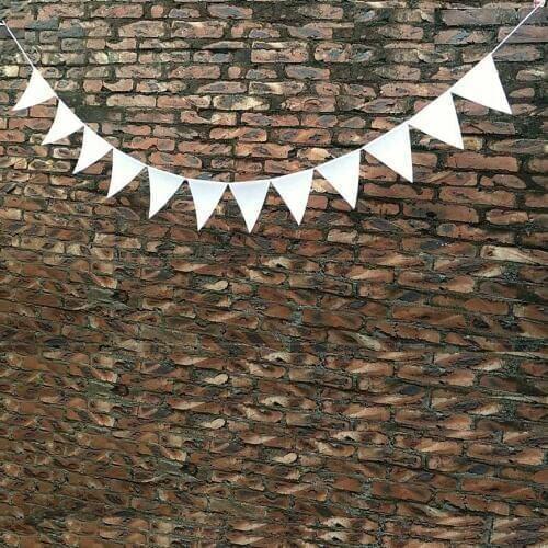 4M 12 Flags White 8M 18 Flags Pennants Bunting Bees Banner Ourdoor Party Flags Friends Day Wedding Flags Decoration Supplies