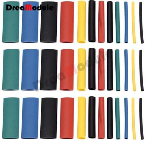 530PCS Car Electrical Cable Tube kits Heat Shrink Tube Tubing Wrap Sleeve Assorted 12 Sizes Mixed Color