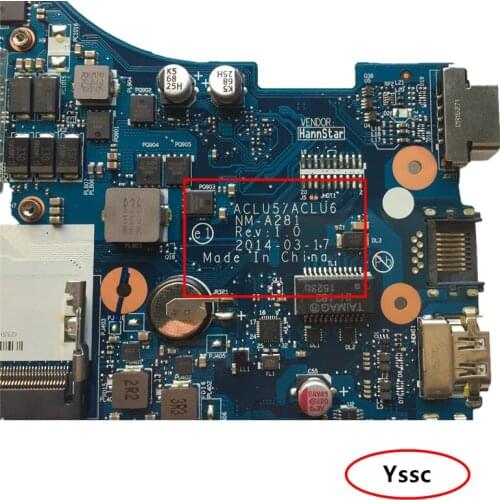 Free Shipping New NM-A281 motherboard for Lenovo G40-45 Laptop motherboard 5B20F77262 ( with A6-6310 CPU + R4 GPU ) 100% Test OK