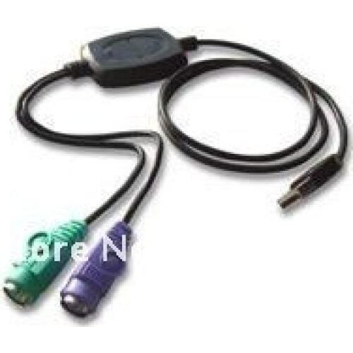 ATEN UC10KM PS/2 to USB Adapter USB to PS2 conversion line USB PS/2 Converter for DVR NVR hosts Keyboard Mouse