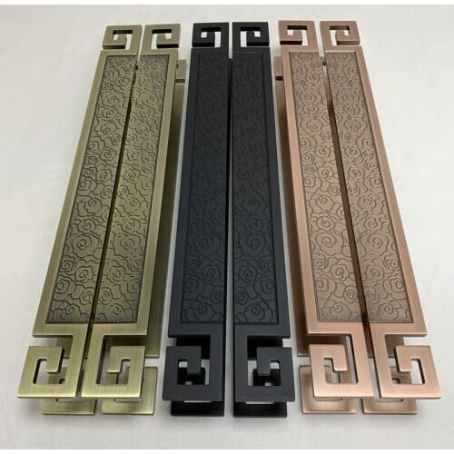 Freeshipping Door Handle Modern Glass Wooden Door Handle Hotel Stainless Steel Handle