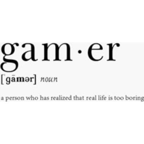 More style Gamer Definition Geek Definition Nerd Art Print Silk Poster Home Wall Decor 24x36inch