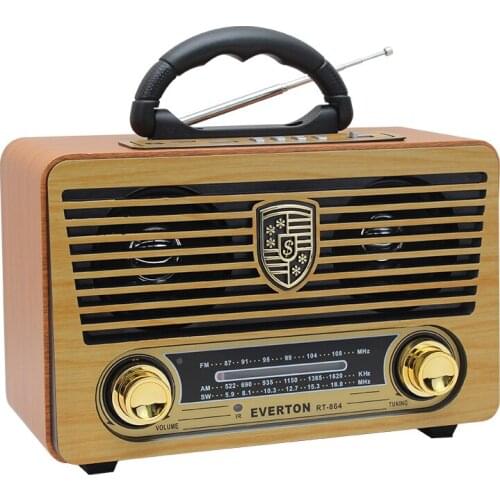 EVERTON RT-864BT USB/SD/FM/BLUETOOTH SUPPORTED OPERATED NOSTALGIC RADIO