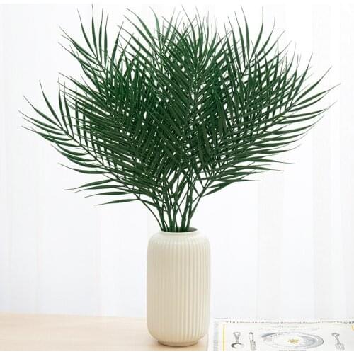 Artificial Large Simulation Long Branch Green Palm Scattered Tail Plant Home Wedding Photography Flower Arrangement Decoration