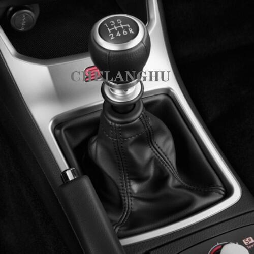 For Subaru Impreza WRX STI 2009 2010 2011 2012 2013 2014 2015 2016 2017 2018 Car-styling 6 speed Leather Gear stick shift knob