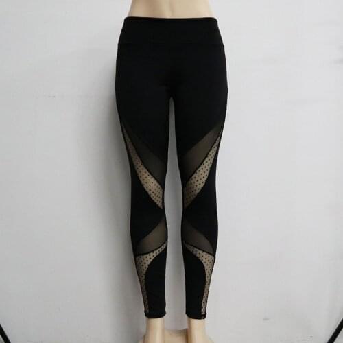 SALSPOR Mesh High Waist Patchwork Fitness Leggings Women Sexy Push Up Workout Leggins Female Elastic Slim Bodybuilding Legging