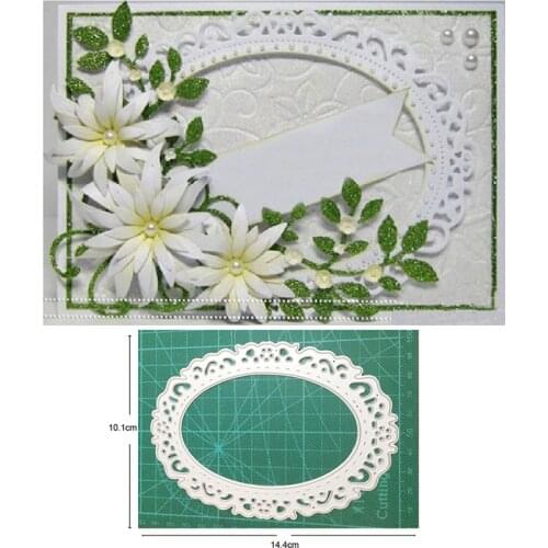 Craft dies metal cutting dies cut die wedding oval frame Scrapbooking die craft paper card knife mould blade punch stencils dies